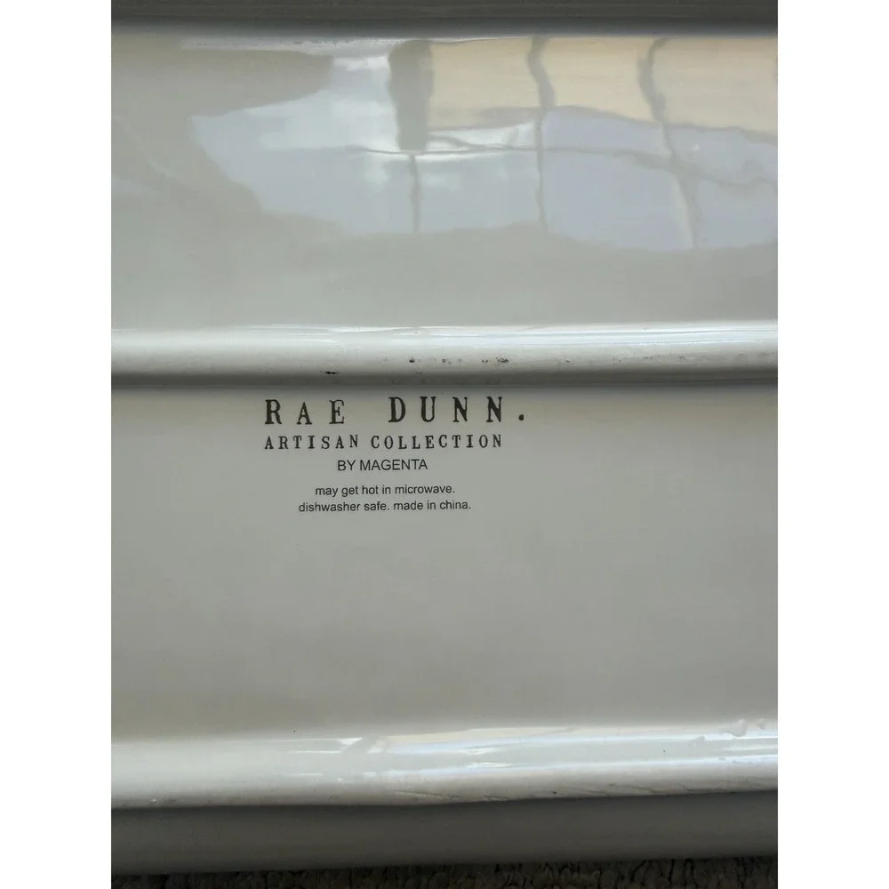 Easter Rae Dunn Happy Easter Banner Easter Eggs Serving Platter Tray